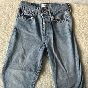 Denim forum Arlo high rise straight jeans